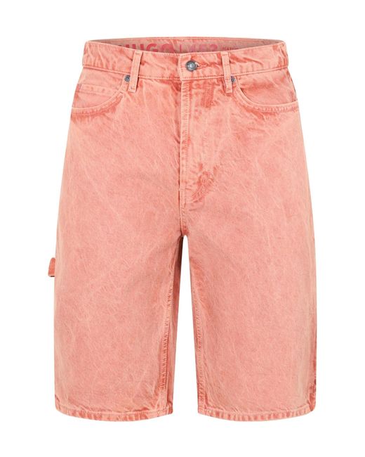 Boss Pink Casual Versatile Shorts for men