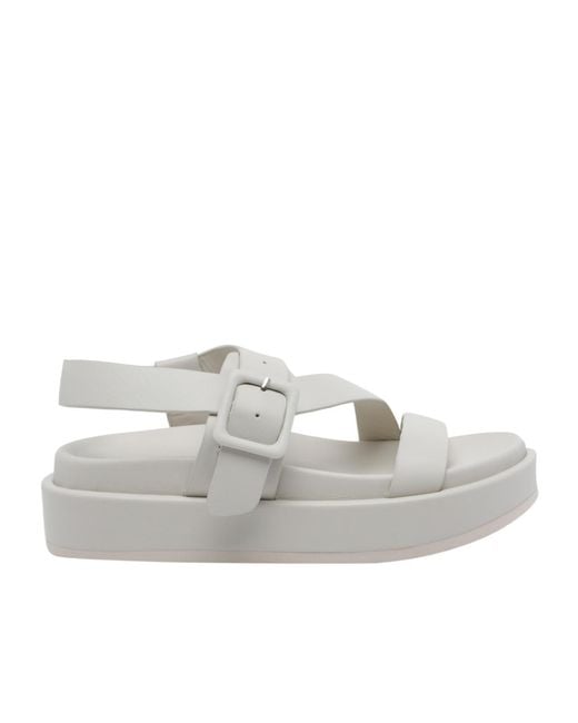 Paloma Barceló Gray Paloma Barceló Salsa Platform Sandals