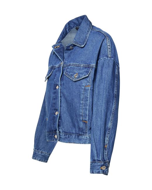 A.P.C. Blue Long Sleeved Buttoned Denim Jacket