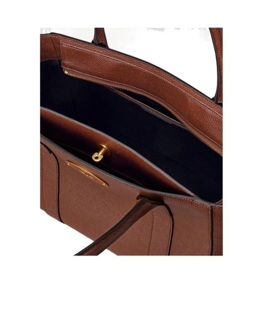 Mulberry Brown Bayswater 9 To 5 Two-Tone Small Tote Bag