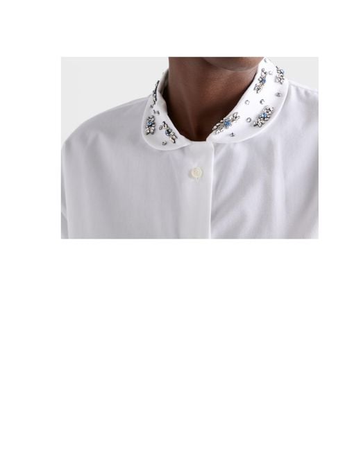 Prada White Short-Sleeved Shirt