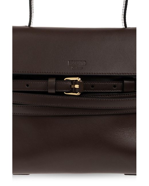 Moschino Black Flap Handbag