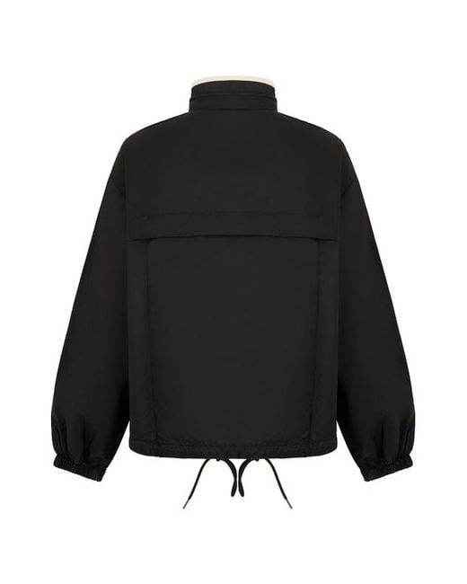 Prada Black Vanilla Renylon Zip Blouson