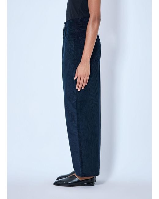 Rohe Blue Baggy Corduroy Trousers