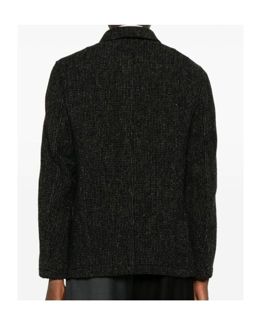 Dries Van Noten Black Long-Sleeved Jacket for men