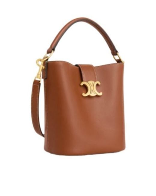 Céline Brown Small Bucket Louise