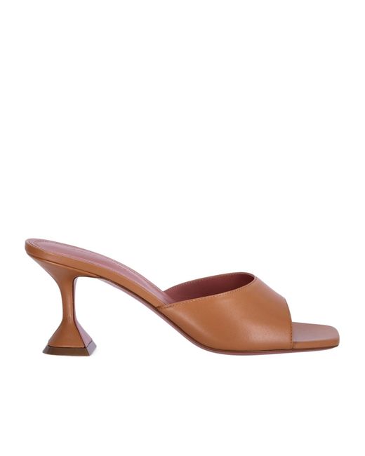 AMINA MUADDI Brown Lupita 70 High-Heeled Cooling Mat