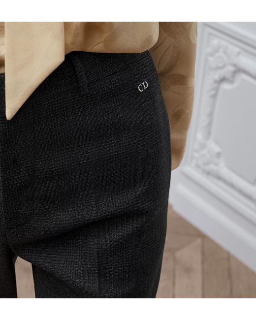 Dior Gray Fitted Pants