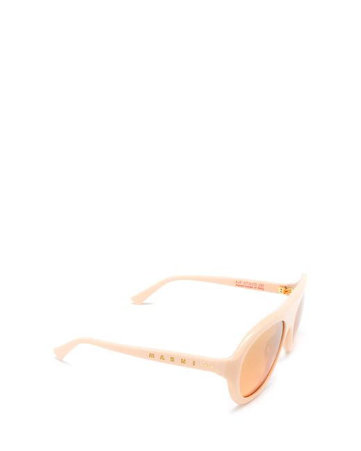 Marni Pink Logo Sunglasses