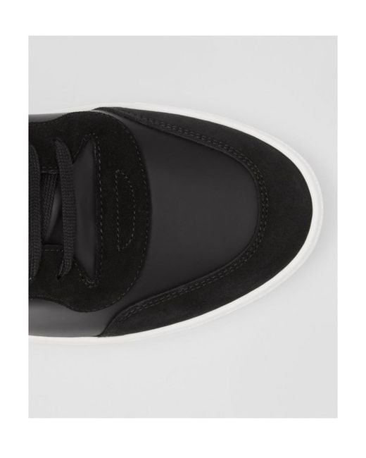 Burberry Black Vintage Check Low-Top Sneakers for men