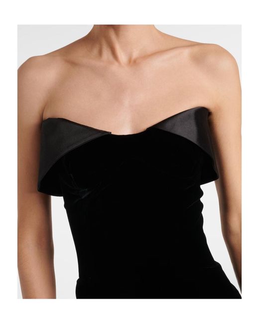 Mugler Black Sleeveless Mini Dress