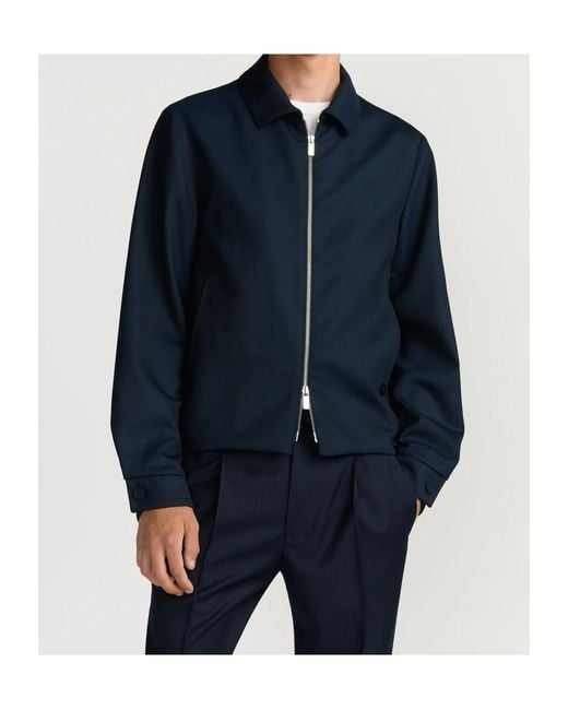 Dior Blue Zip-Front Jacket for men
