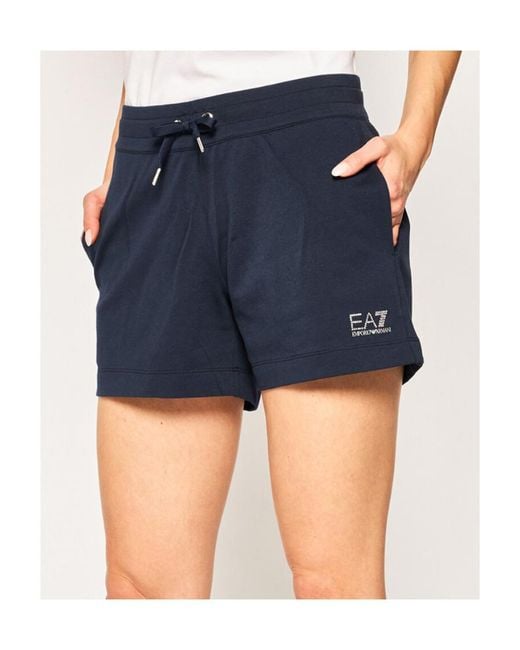 EA7 Blue Gym Shorts