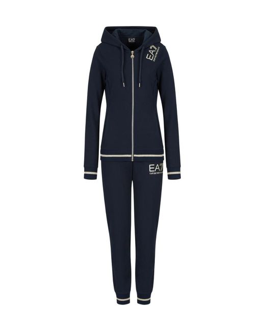 EA7 Blue Train Core Sweatshirt Set
