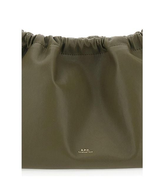 A.P.C. Sac Ninon Crossbody Bag With Logo Lettering On The Front And ...
