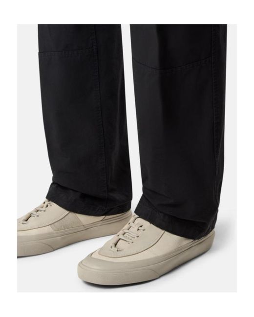Stone Island Blue Logo Patch Cargo Pants for men