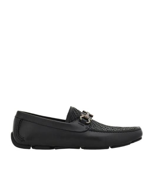 Ferragamo Black Penny Driver for men