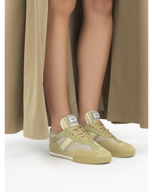 Chloé Natural Chloé Kick Sneakers