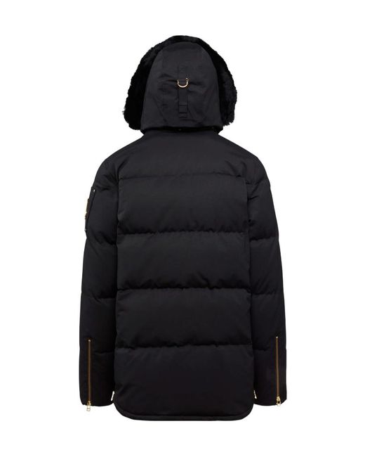 Moose Knuckles Black 3Q Jacket Shearling for men