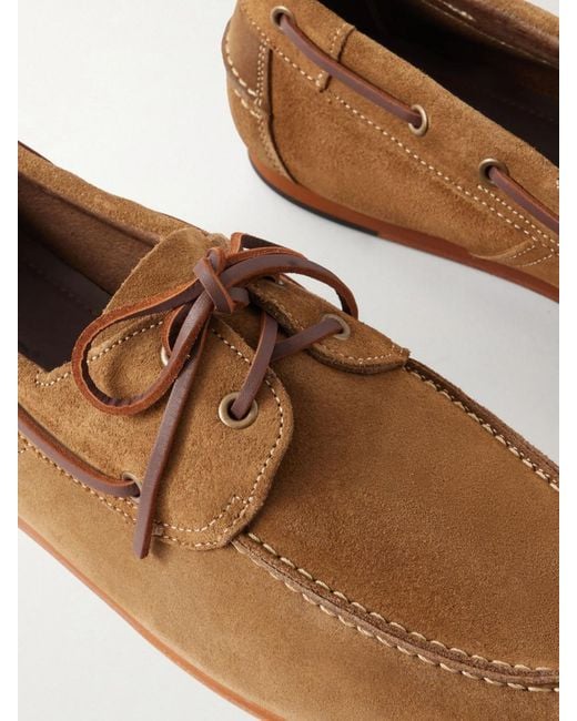 Sebago Brown Owen Lace-Up Loafers for men