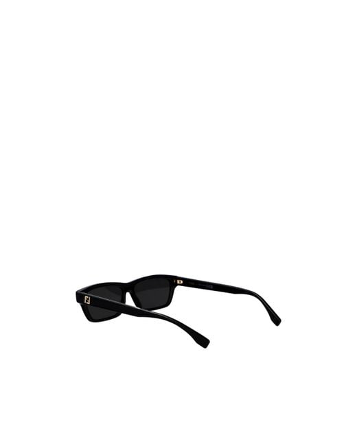 Fendi White Eyewear Cat Eye Frame Sunglasses for men