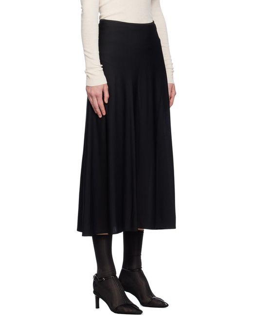 Jil Sander Blue Flared Midi Skirt
