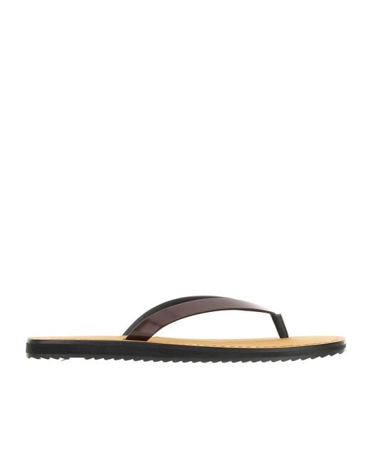 The Row Multicolor Round-Toe Flip-Flops