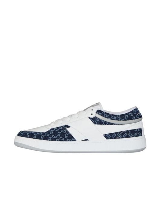 Givenchy Blue G Move Panelled Low-Top Sneakers for men