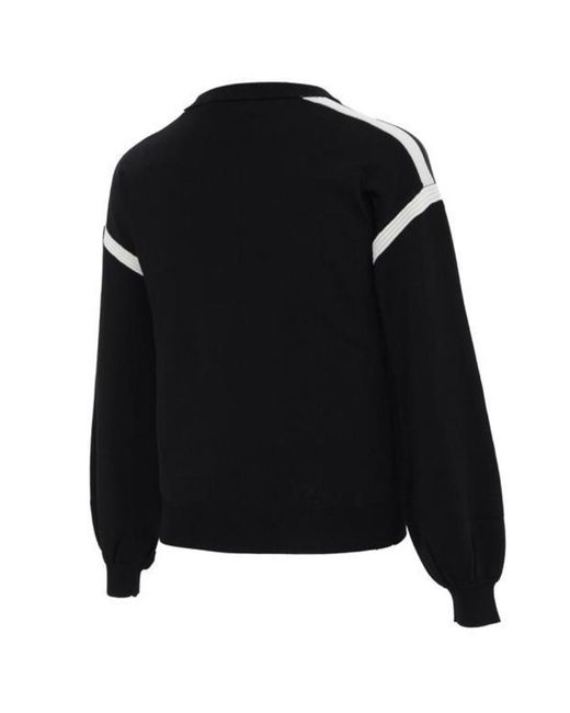 Moschino Black Round-Neck Pullover