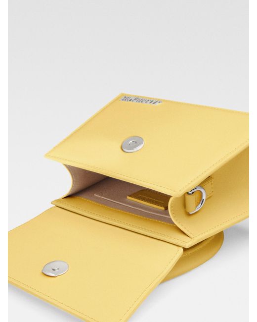 Jacquemus Yellow Le Chiquito Logo Lettering Mini Tote Bag