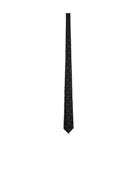 Tom Ford White Polka-Dot Tie for men