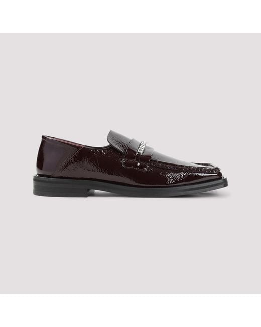Martine Rose Brown Chain Fold-Back Loafers for men