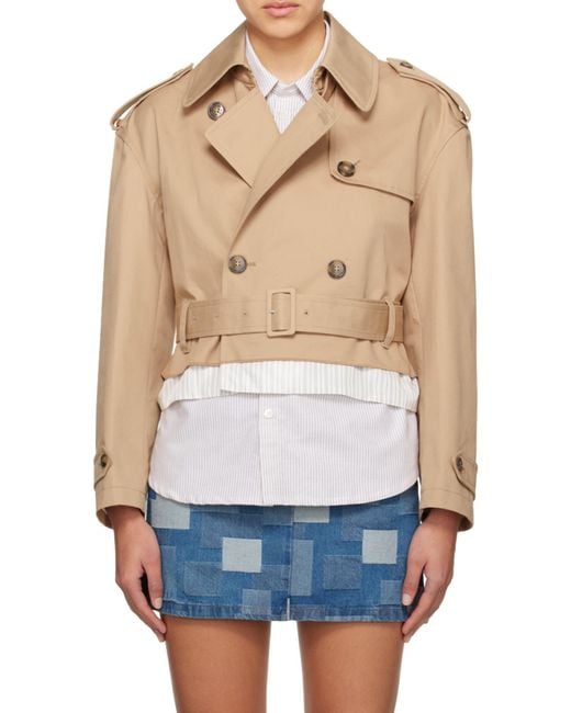 A.P.C. Natural Layered Trench Coat