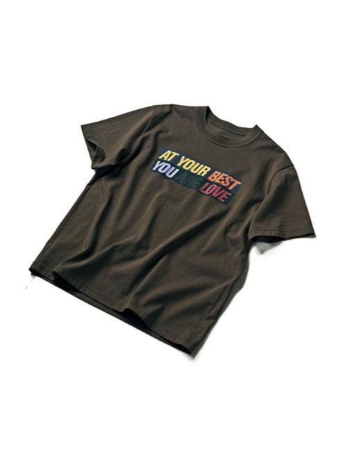 Sacai Green Print T-Shirt