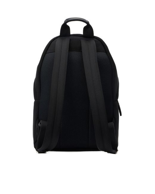 Palm Angels Black Logo Printed Zipped Backpack for men