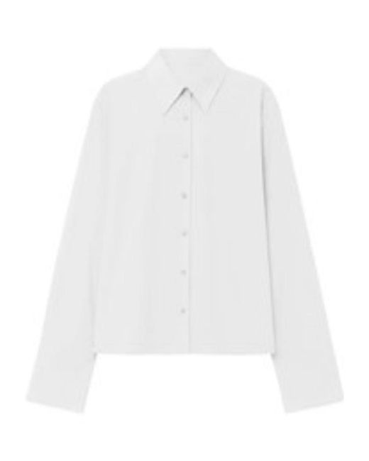 Frankie Shop White Relaxed Shirt