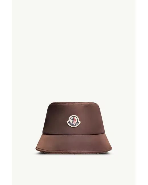 Moncler Brown Teddy Bucket Hat