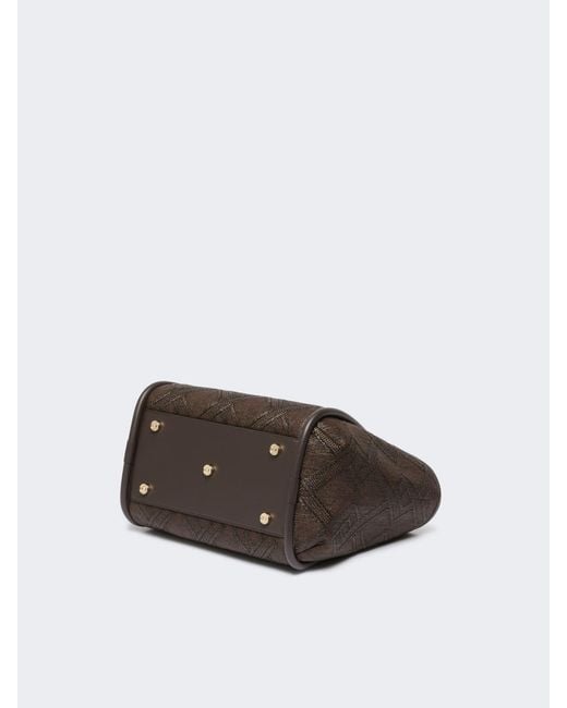 Max Mara Brown Small Marine Tote Bag
