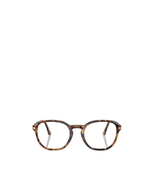 Persol Metallic Tortoise-Shell Effect Glasses for men