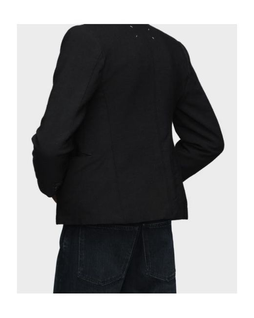 Maison Margiela Black Wool Blazer for men