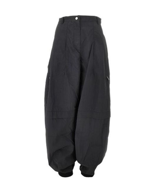 Jacquemus Blue Zip Detailed Balloon Trousers