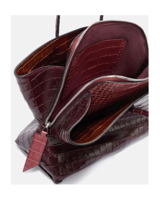 The Attico Red The La Passeggiata Medium Tote Bag