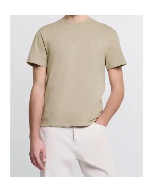 Hogan Natural Logo Printed Crewneck T-Shirt for men