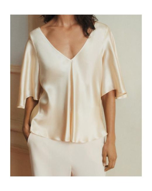 Marella Natural Silk Satin Blouse