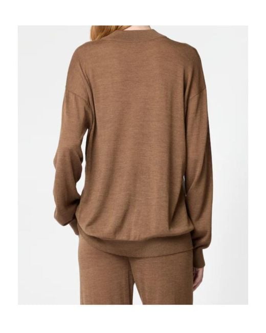Tod's Brown Round-Neck Pullover