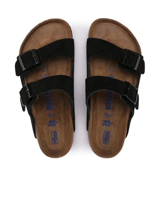 Birkenstock Black Arizona Soft Footbed Sandals for men