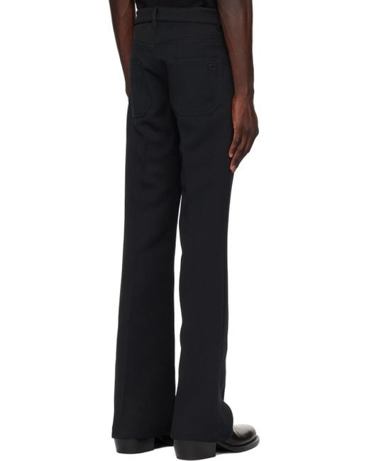 Courreges Black Courrèges Signature 70's Bootcut Pants for men
