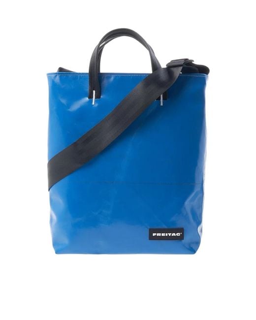 Freitag Blue Double Handle Shoulder Bag for men