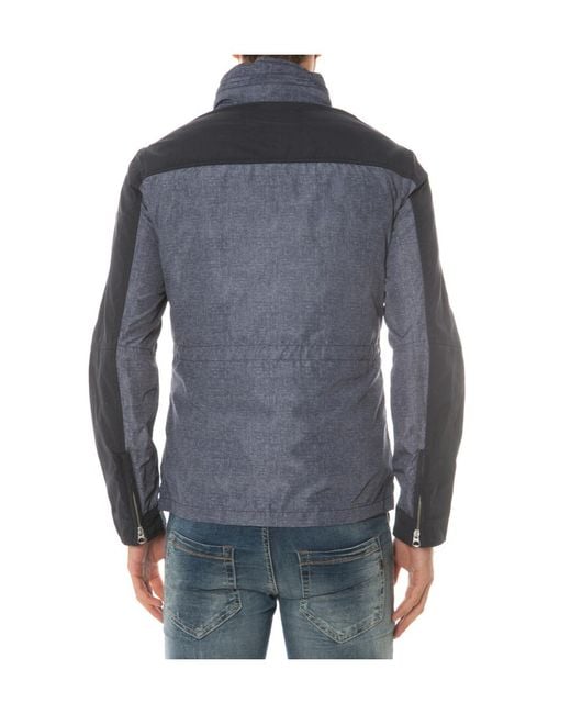 Armani Jeans Gray Long Sleeve Denim Jacket for men