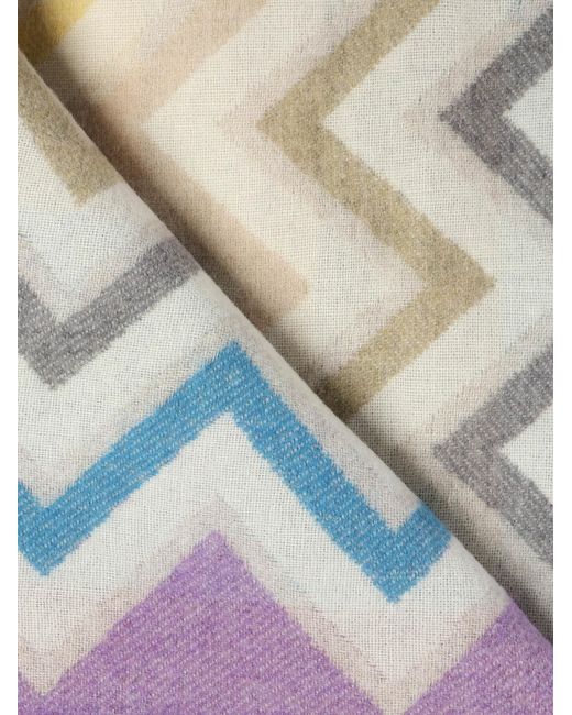Missoni Blue Home Watamu Blanket for men
